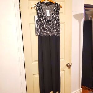 Laura Black And White Dress Lori Michael's Collection